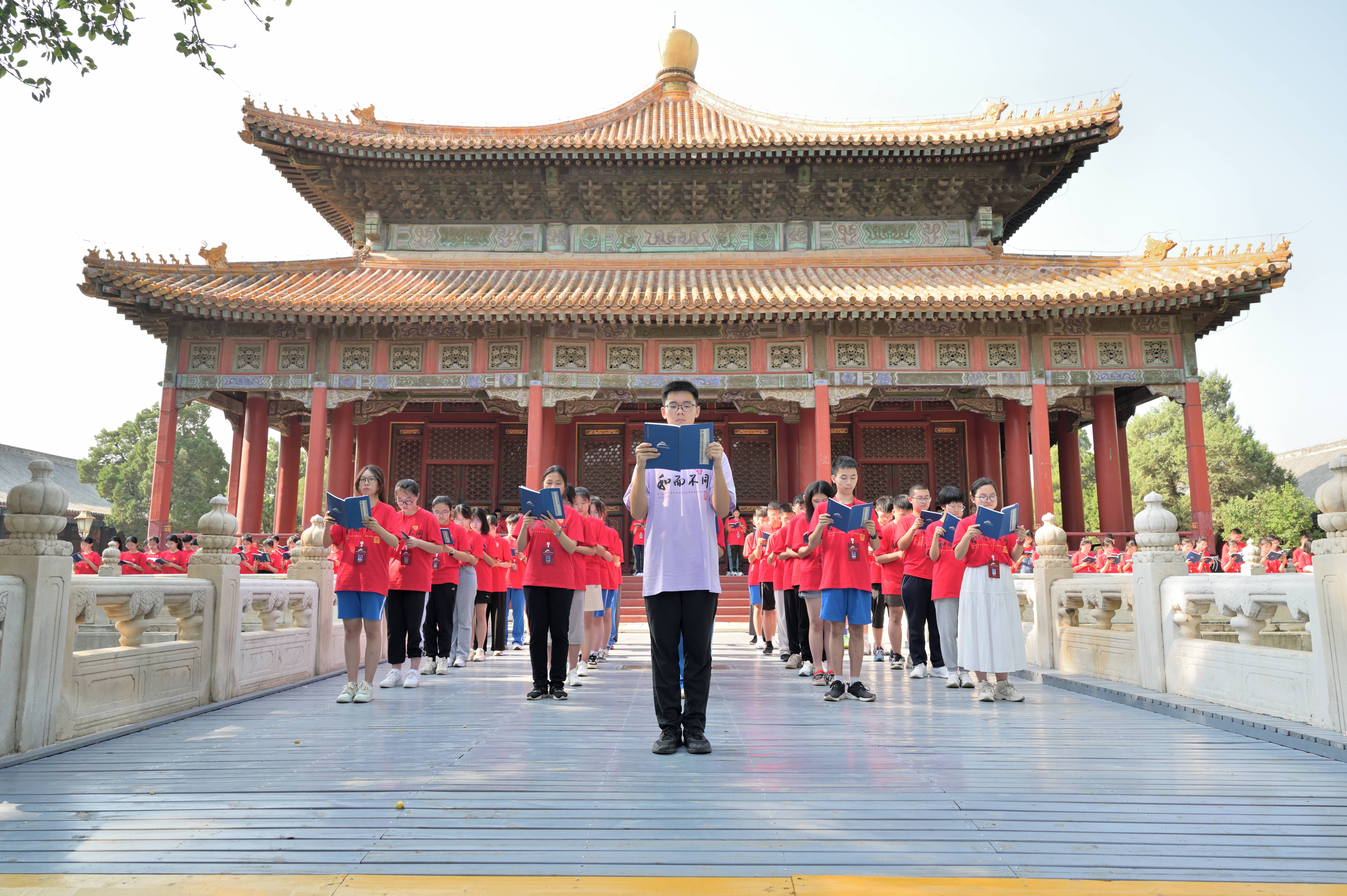 晨起誦讀環(huán)節(jié)。校方供圖